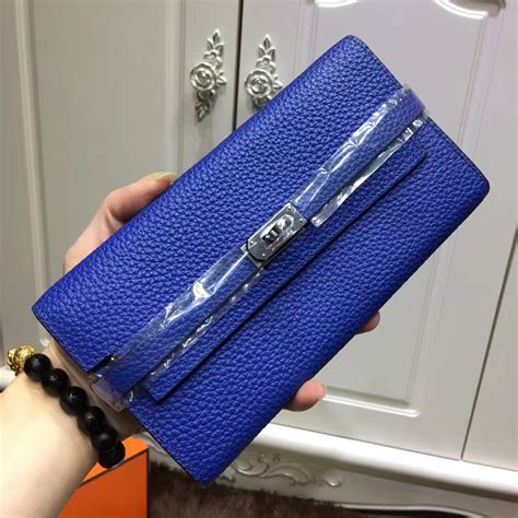 hermes kelly wallet blue electric|hermes wallet worth it.